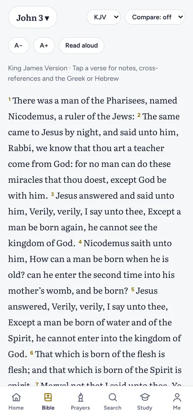 Bible reader
