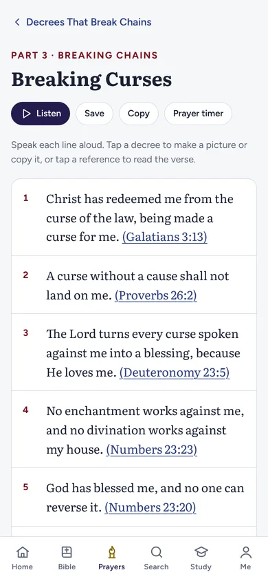 Warfare decrees
